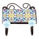 Turquoise Yellow Sunflower Ceramic Tiles Hooks